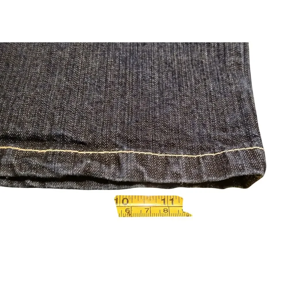 Brooklyn Xpress Men's Denim Shorts Size 36 Baggy Hip Hop Jeans-Missing Button‎